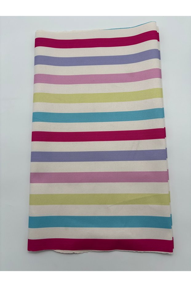 300g Cotton Striped Canvas Fabric / 50 X 150 cm / Beach Bag, Cushion, Armchair, Upholstery