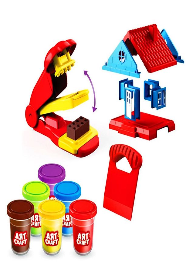 Hamur Ev Oyun Hamuru Ve Hamur Kalıbı Seti 600gr - 8