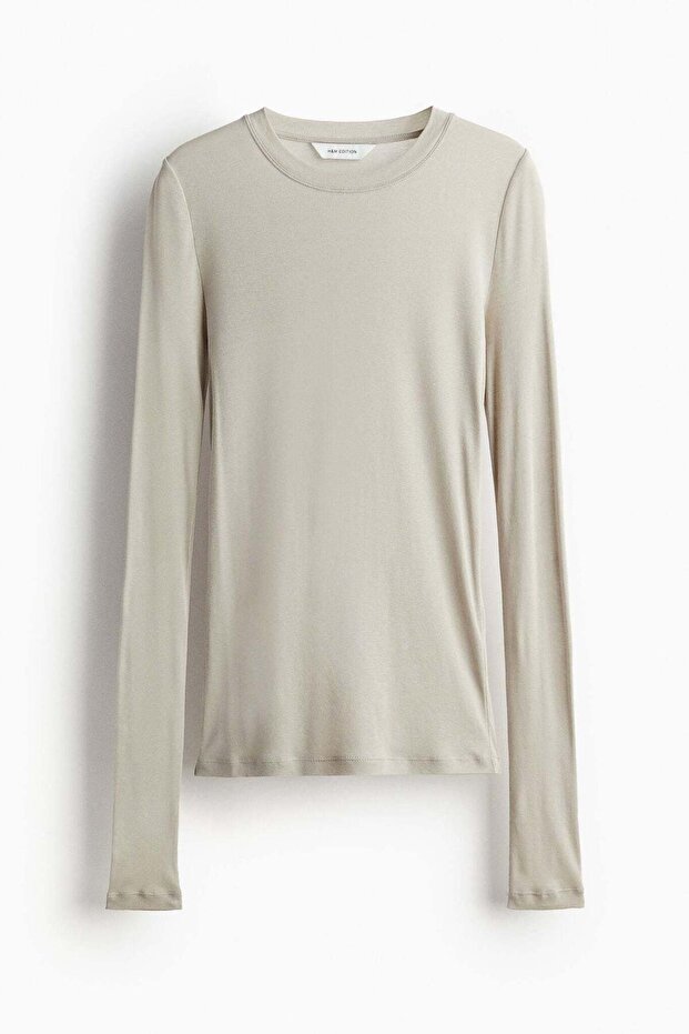 Pima cotton jersey top