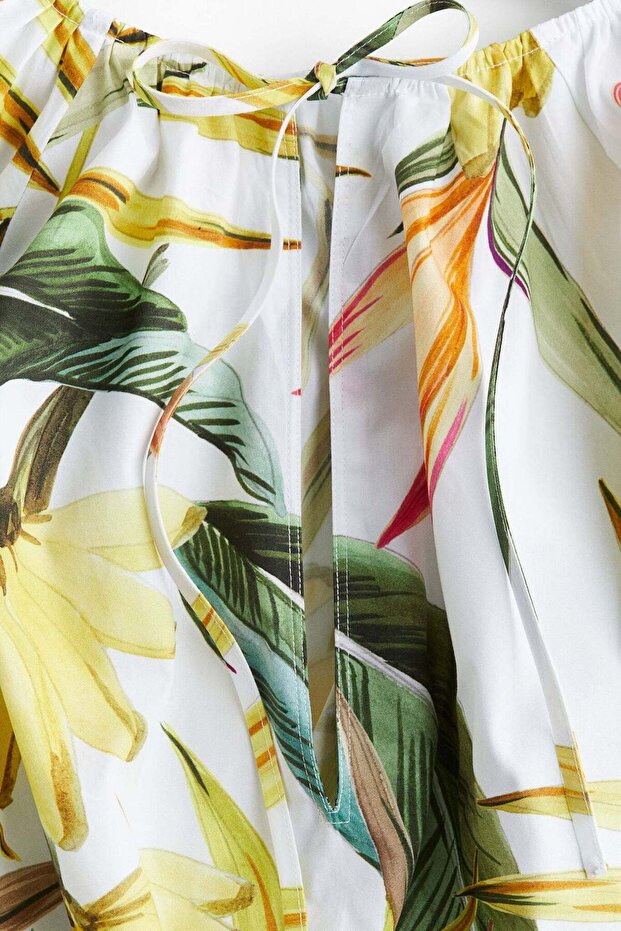 بلوزة بوبلين قصيرة - 2