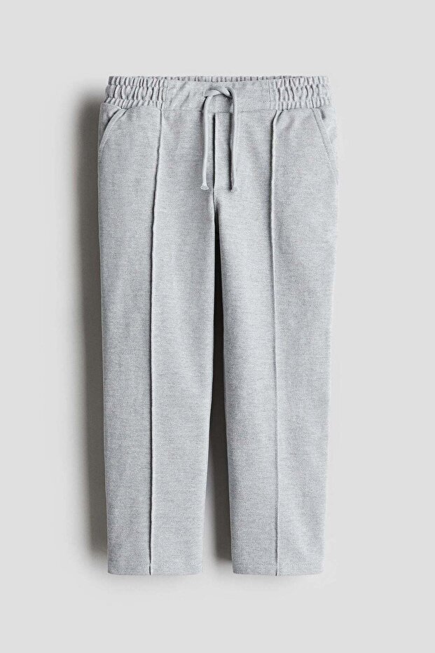 Piqué trousers
