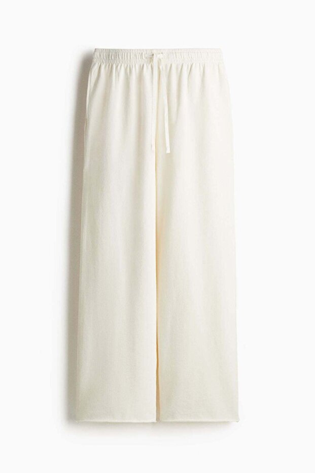 Washed cotton sweatpants