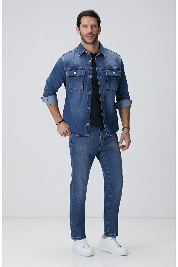 Mavi  Denim Gömlek - 2