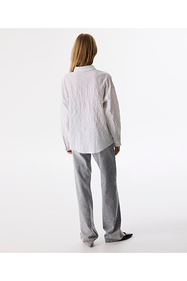 KIRIŞIK EFEKTLİ GÖMLEK - 6