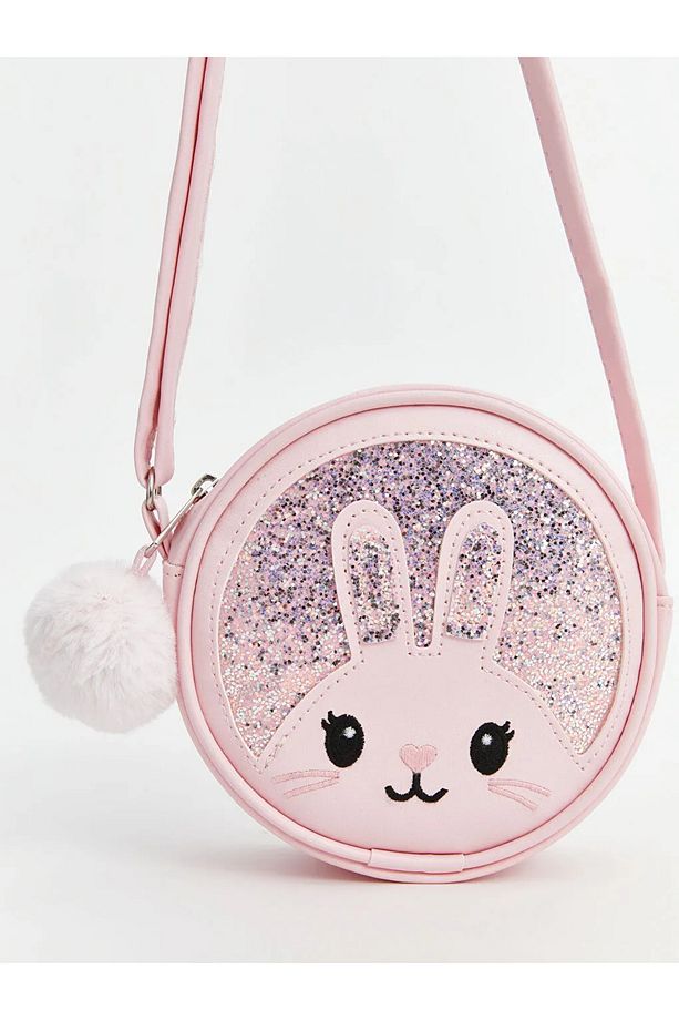 LCW ACCESSORIES Pembe Tavşan Baskılı Kız Çocuk Omuz Çantası - 2