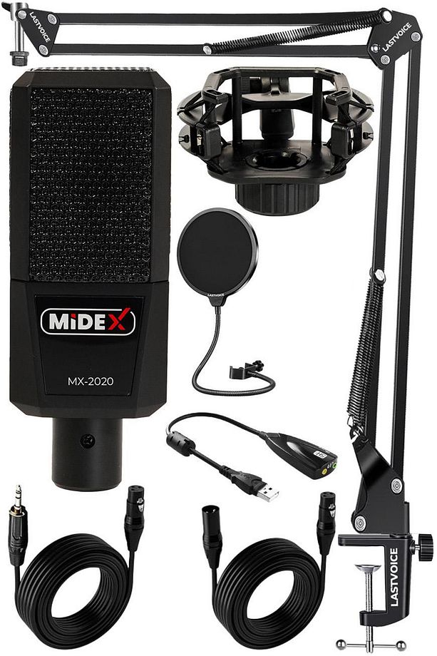 Mx-2020 Stf Stüdyo Kondenser Mikrofon Stand Filtre - 4