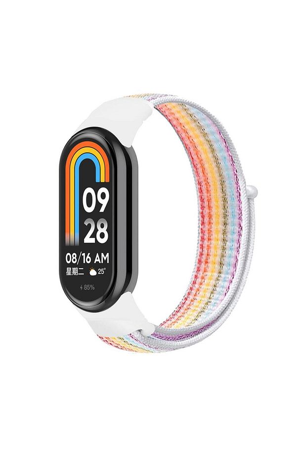 Xiaomi Mi Band 8 9 10 Uyumlu Woven Sport Loop Örgü Kordon Kayış - 1