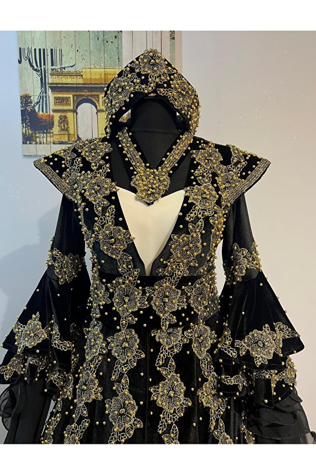 Siyah Kaftan Bindallı - 2