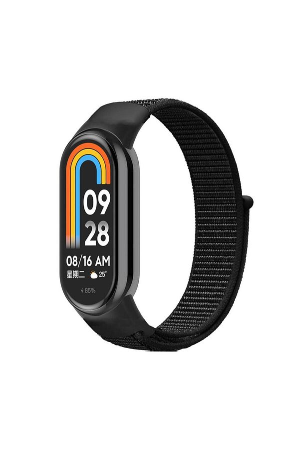 Xiaomi Mi Band 8 9 10 Uyumlu Woven Sport Loop Örgü Kordon Kayış - 1