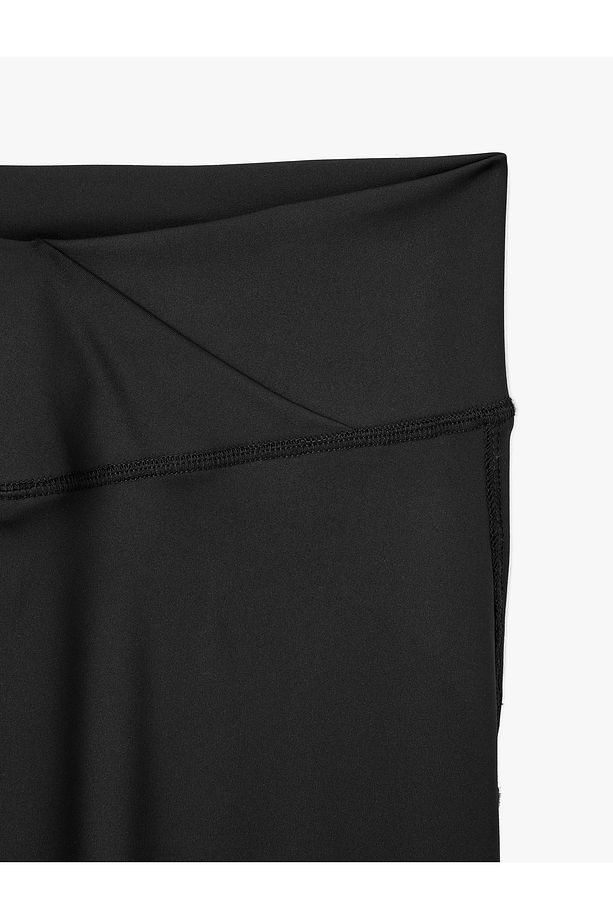 Yüksek Bel İspanyol Paça Slim Fit Spor Tayt - 5