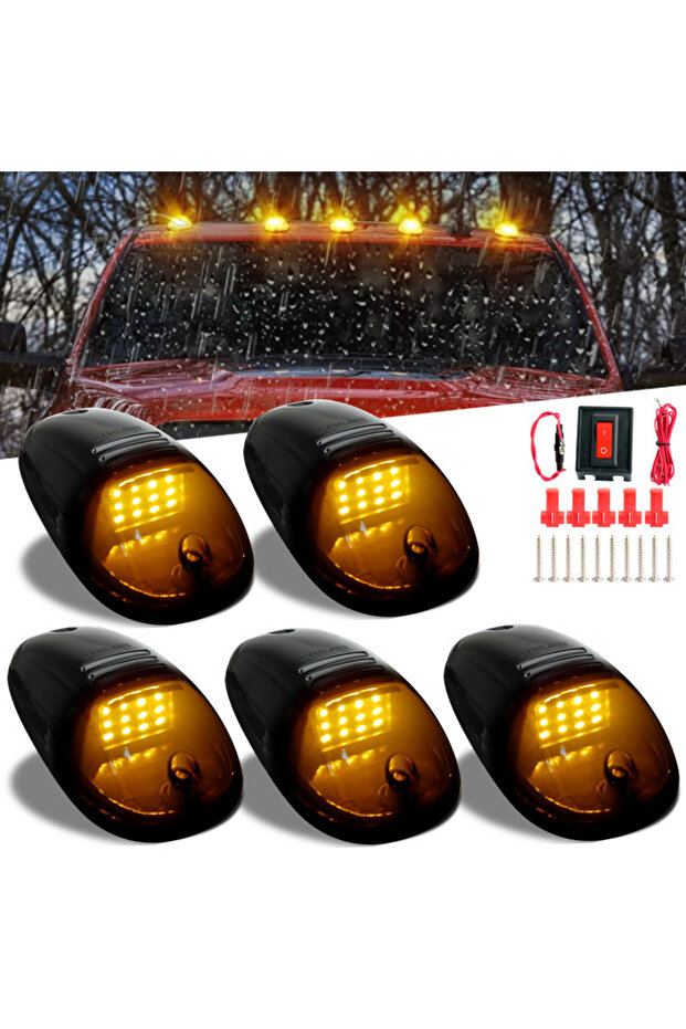5li Set 16 Ledli Universal Pick Up 4x4 Araç Üstü Park Sis Lambası - 1