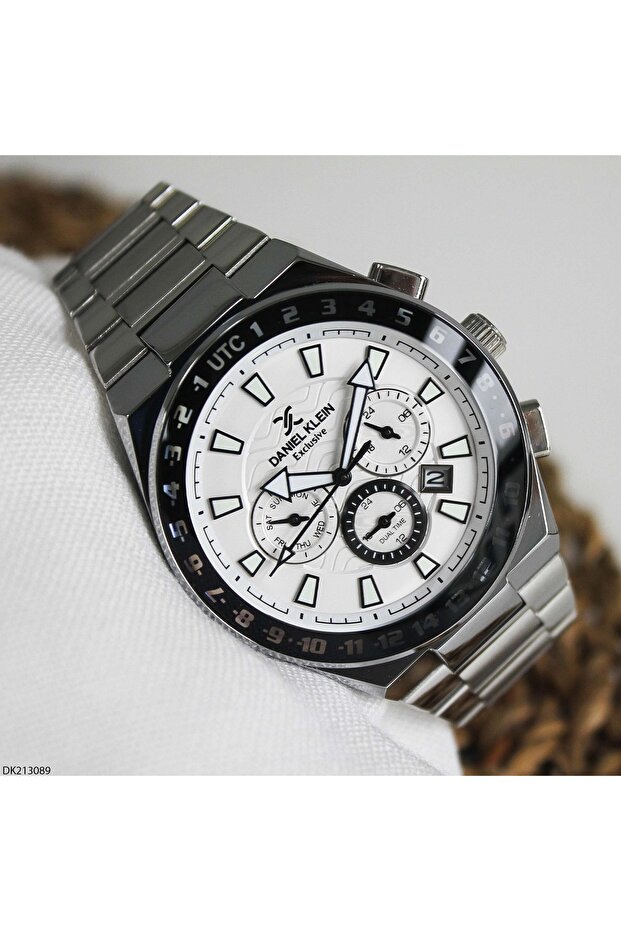 DK213089 Çelik Kordonlu Erkek Kol Saati - 3