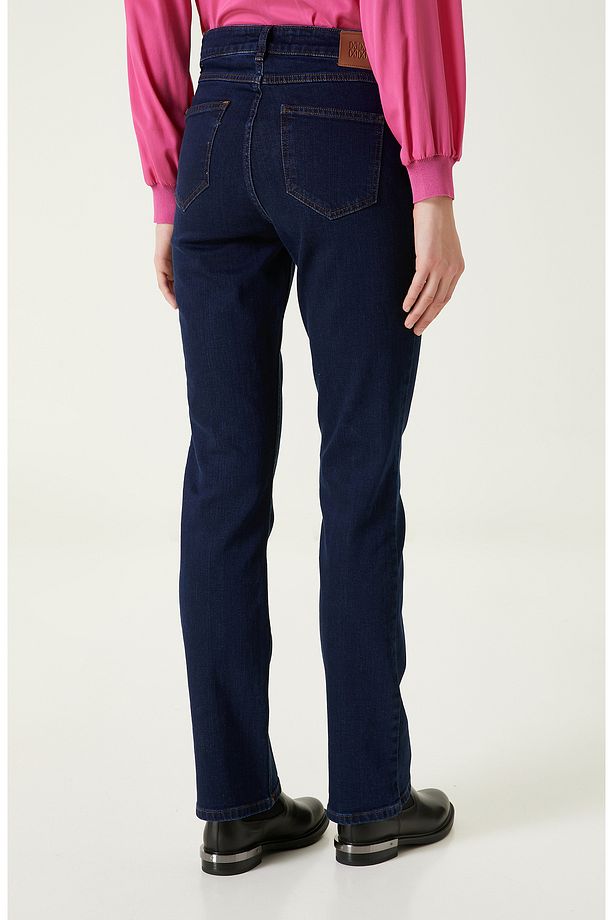 Açık İndigo Mavi Denim Pantolon - 5