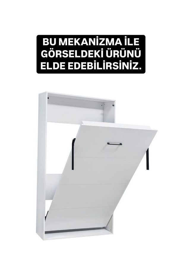 Akıllı Mobilya Dikey Açılır Ahşap Kasa Duvar Yatağı Mekanizması (KENDİ DUVAR YATAĞINI YAP) - 1