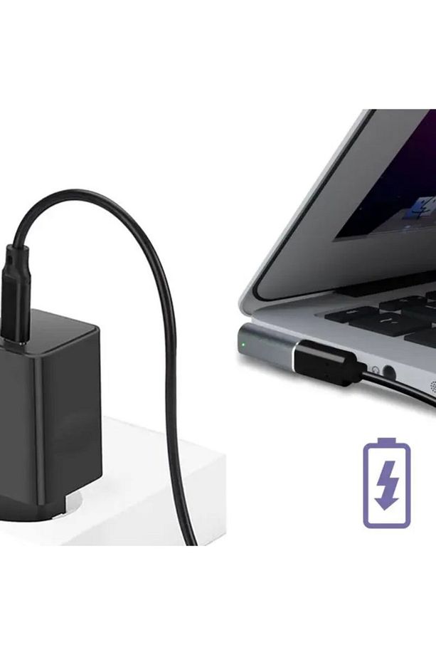 Type-c To Magsafe 2 Ile Uyumlu 60w 85w T Type Çevirici Şarj Adaptörü - 4
