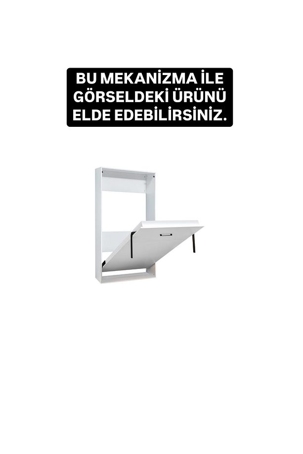 Akıllı Mobilya Dikey Açılır Ahşap Kasa Duvar Yatağı Mekanizması (KENDİ DUVAR YATAĞINI YAP) - 5