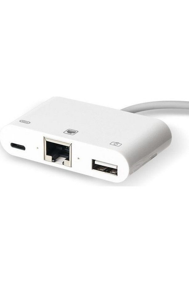 Iphone Ipad Lightning Gigabit Ethernet Kamera Şarj Adaptörü Nk107 - 3