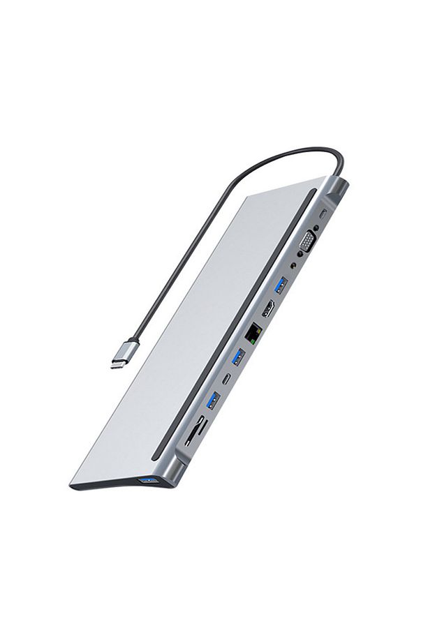 Notebook Dock Station Usb 3.1 Type C Uhd 4k Hdmı Minidp Vga Audio - 1
