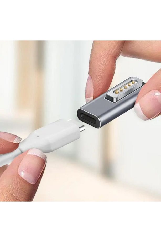 Type-C to Magsafe 1 60w 85w T Type Çevirici Şarj Adaptörü - 4