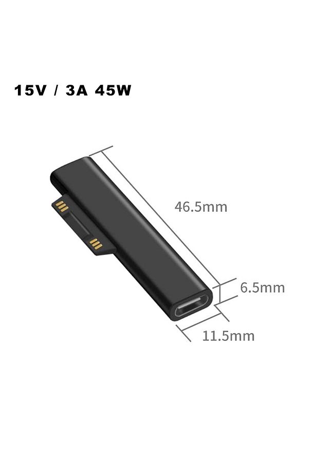 Type-C to Uyumlu Microsoft Surface Pro 3 4 5 6 7 8 Laptop 1 2 3 4 Surface Book 1 2 3 Surface Go - 3