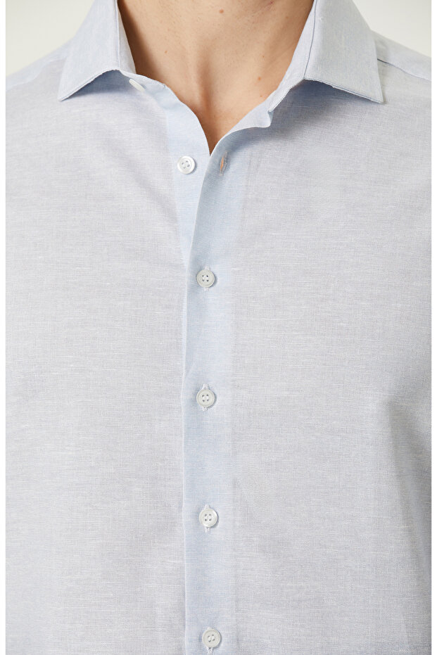 Mavi Degrade Gömlek - 7