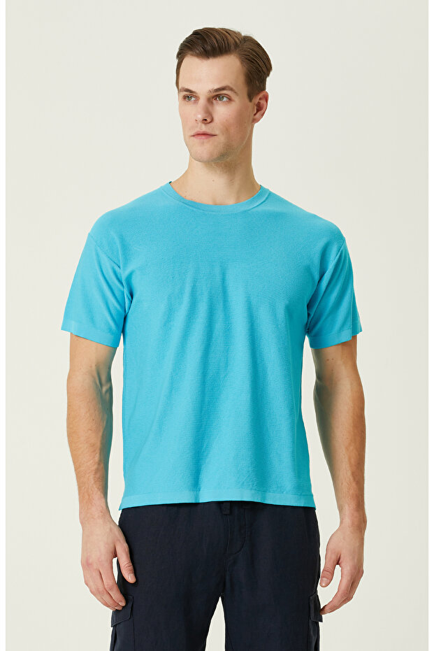 Mavi Erkek Triko - 1