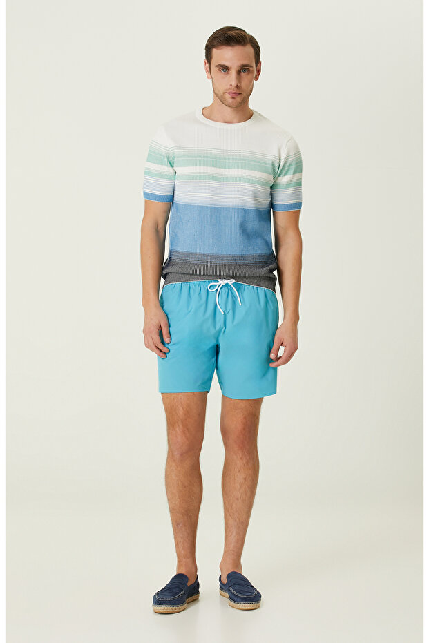 Mavi Çizgili Kazak - 3