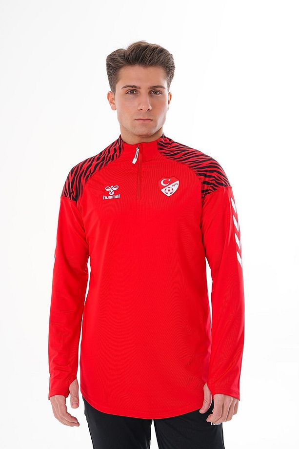 TFF HAKEM ANTRENMAN EŞOFMAN ÜSTÜ KIRMIZI-M - 1