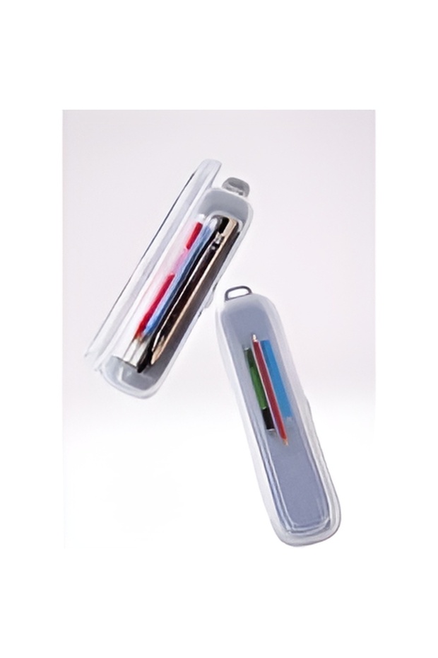 Multix 2 Pieces Pen HolDer with LocKable LiD - Bag Organizer Storage Container - 6