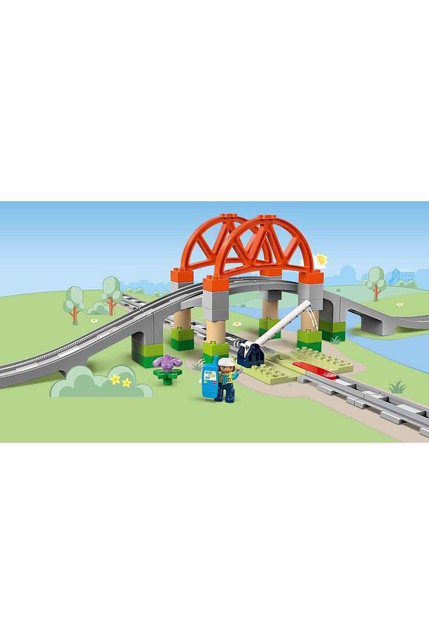 DUPLO Kasabası Tren Köprüsü ve Rayları Ek Macera Seti 10426 - 2 Yaş ve Üzeri Çocuklar � - 7