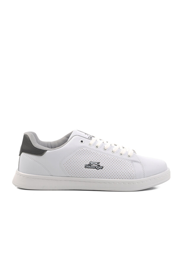 Men's Sneakers - White-Black, Large Size, Isco m