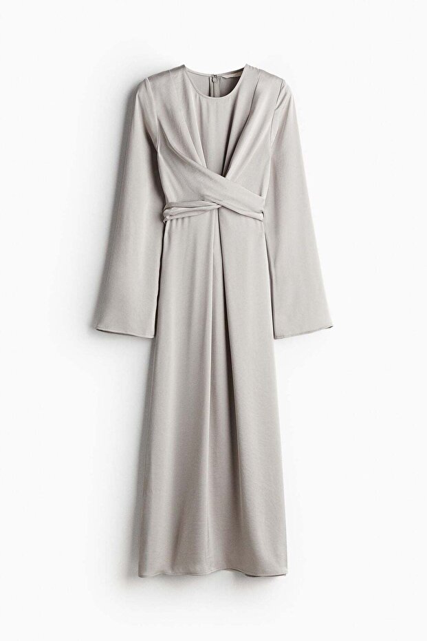 MAMA Satin nursing dress