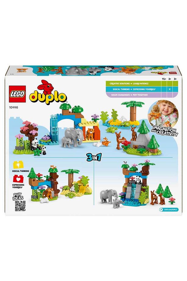 DUPLO Kasabası 3’ü 1 Arada Vahşi Hayvan Aileleri 10446 - 2 Yaş ve Üzeri Küçük Çocukl - 4