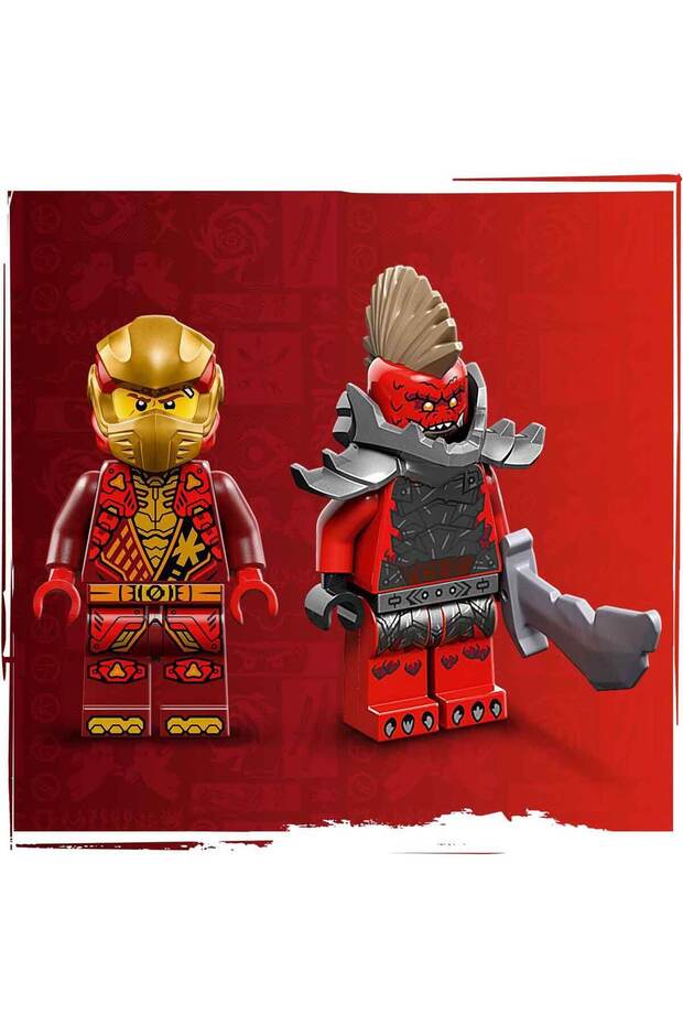 NINJAGO Kai’nin Ejderha Spinjitzu Topacı 71823 - 6 Yaş ve Üzeri Çocuklar için 2 Ninja Mi - 6