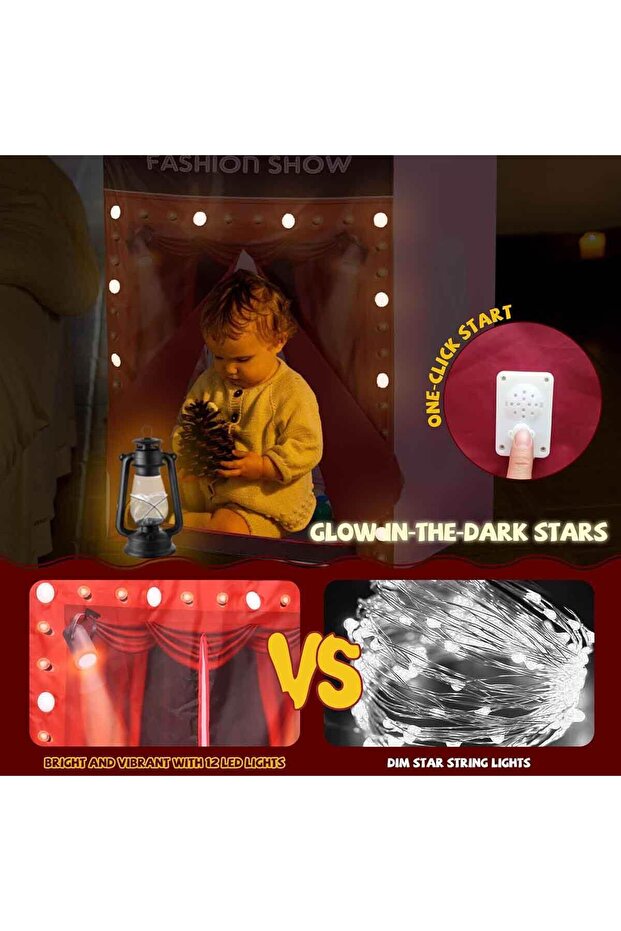 Işıklı Moda Oyun Çadırı - 5