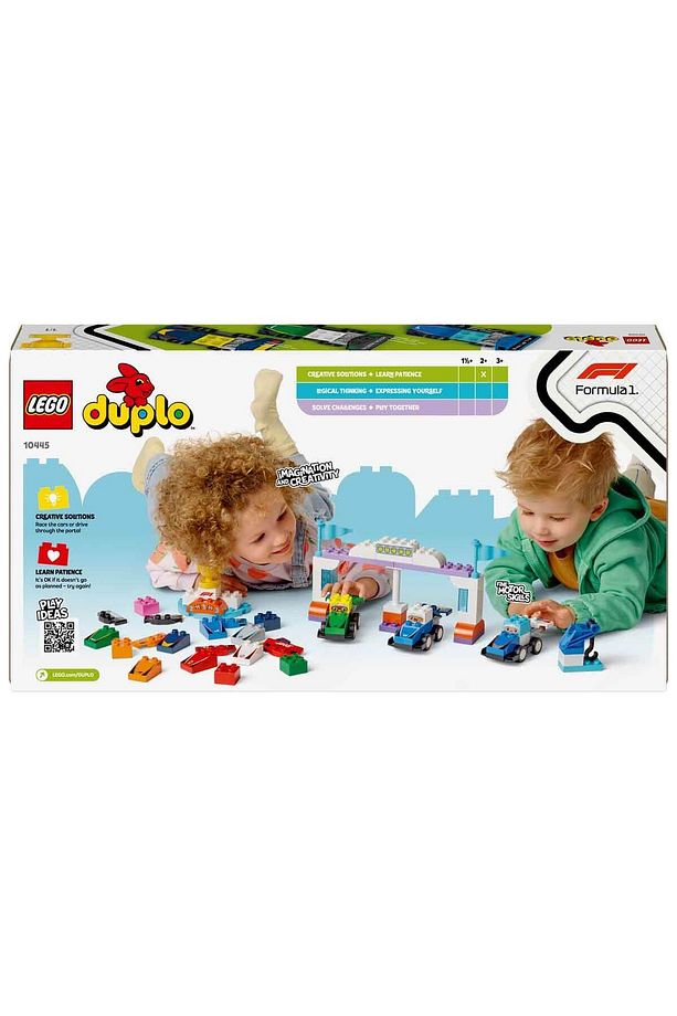 DUPLO Kasabası F1 Takımı Yarış Arabaları ve Sürücüler 10445 - 2 Yaş ve Üzeri Küçü - 4