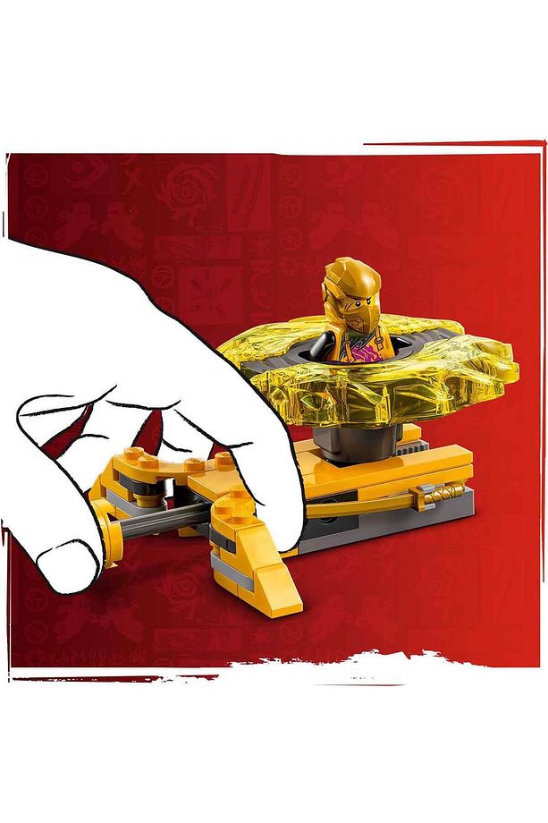 NINJAGO Ejderha Spinjitzu Savaş Paketi 71826 - 6 Yaş ve Üzeri Çocuklar için 2 Ninja Minifi - 7