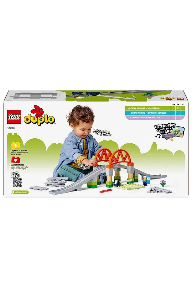 DUPLO Kasabası Tren Köprüsü ve Rayları Ek Macera Seti 10426 - 2 Yaş ve Üzeri Çocuklar � - 4