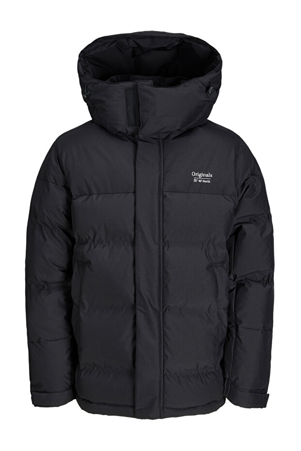 JACK JONES Men's Neck Hooded Windproof Coat 12238881