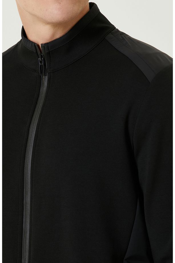 Siyah N-tech Scuba Sweatshırt - 6