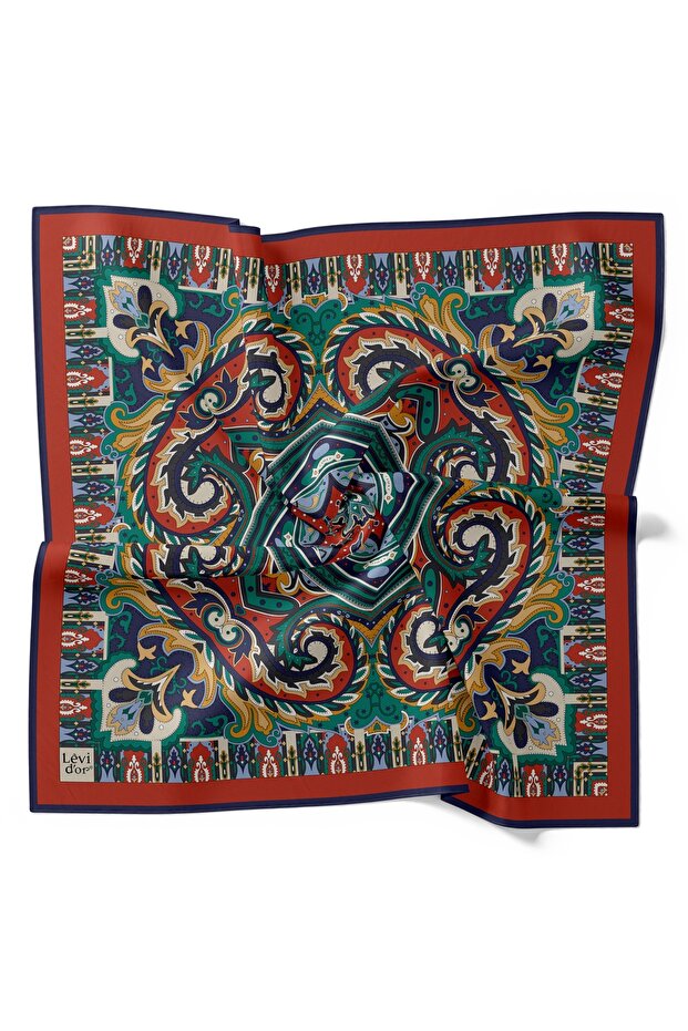 وشاح كاجوال من القطن بنمط Etro Retro وشاح مريح