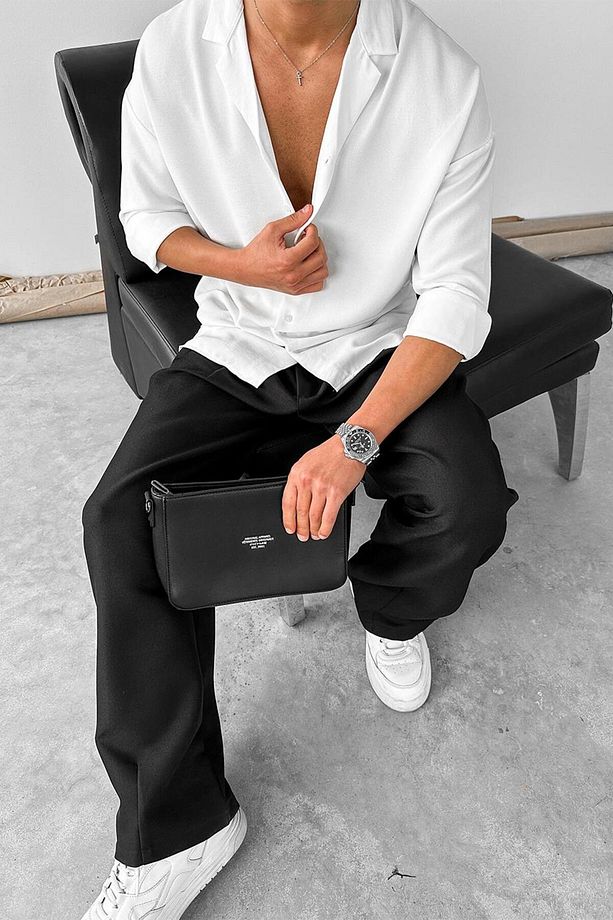 Ekru Basic Dokulu Relaxed Gömlek - 1
