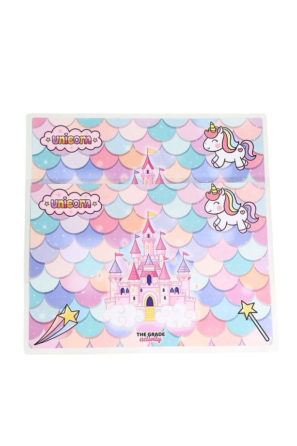 Amerikan Servisi 2'li Unicorn Çocuk Amerikan Servis 2'li Yemek Altlığı Su Geçirmez (42X28 CM) - 6