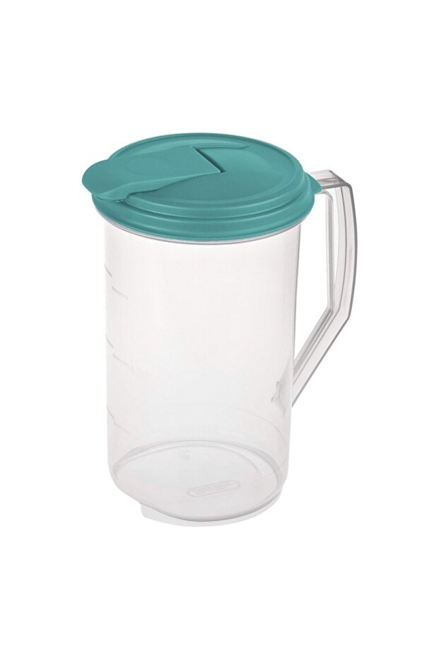 Stylish Freezer Safe Round Pitcher with Handle 2 Quart