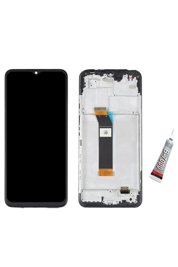 شاشة MI 10 LITE مع شريط لاصق (أسود) B7000