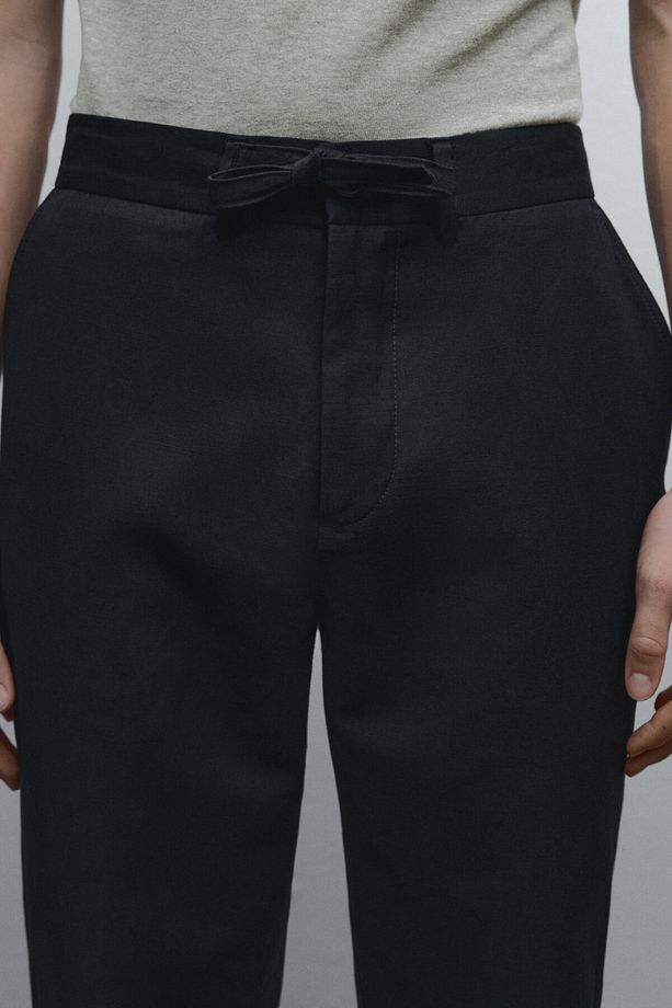 Pamuk karışımlı jogger fit pantolon - 3