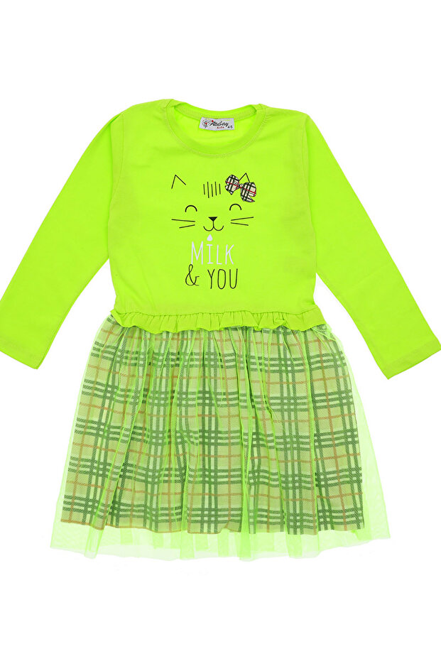 Kız Çocuk Elbise Tüllü - 1