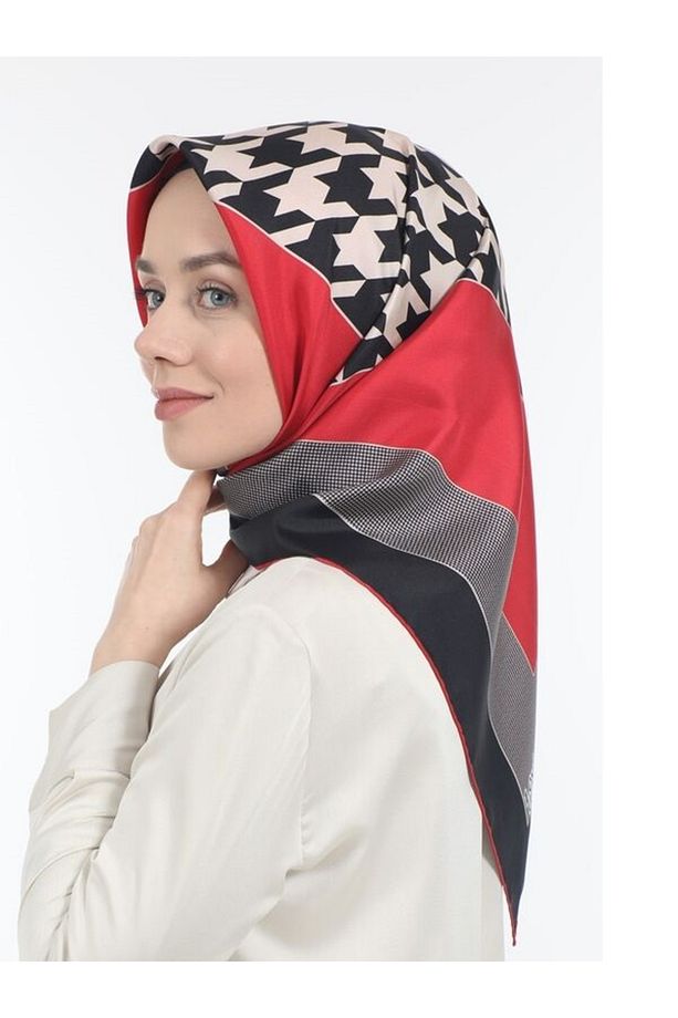 %100 Ipek Twill Eşarp - 4