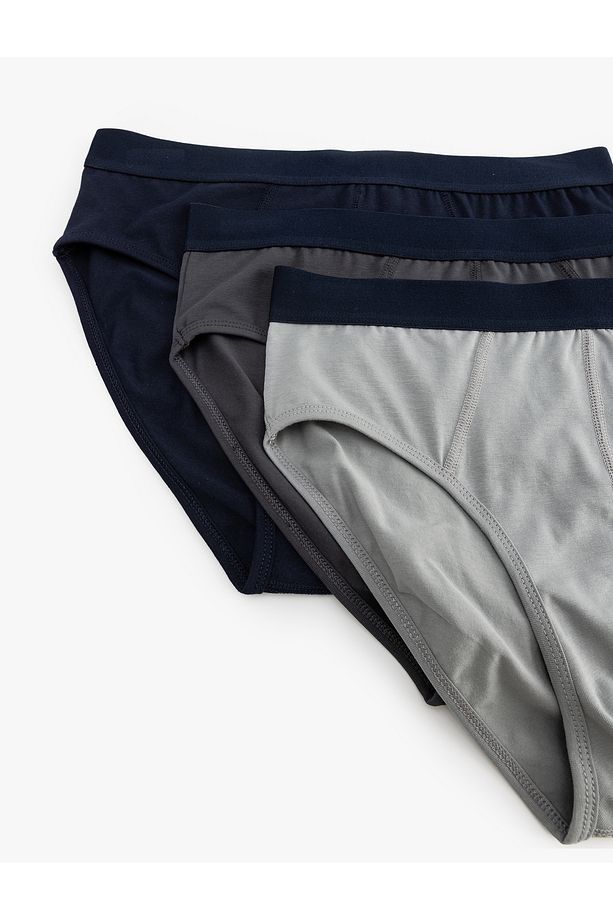 Pamuklu 3'lü Slip Boxer Seti - 5