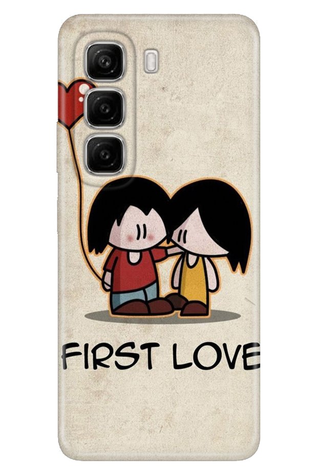 Case for Infinix Hot 50 Pro 4g 6.78 Inc Patterned Tpu Silicone First Love
